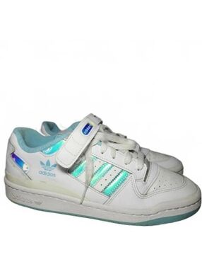 Adidas Women's Sport Shoes White Turquoise Size 6.5 Athletic